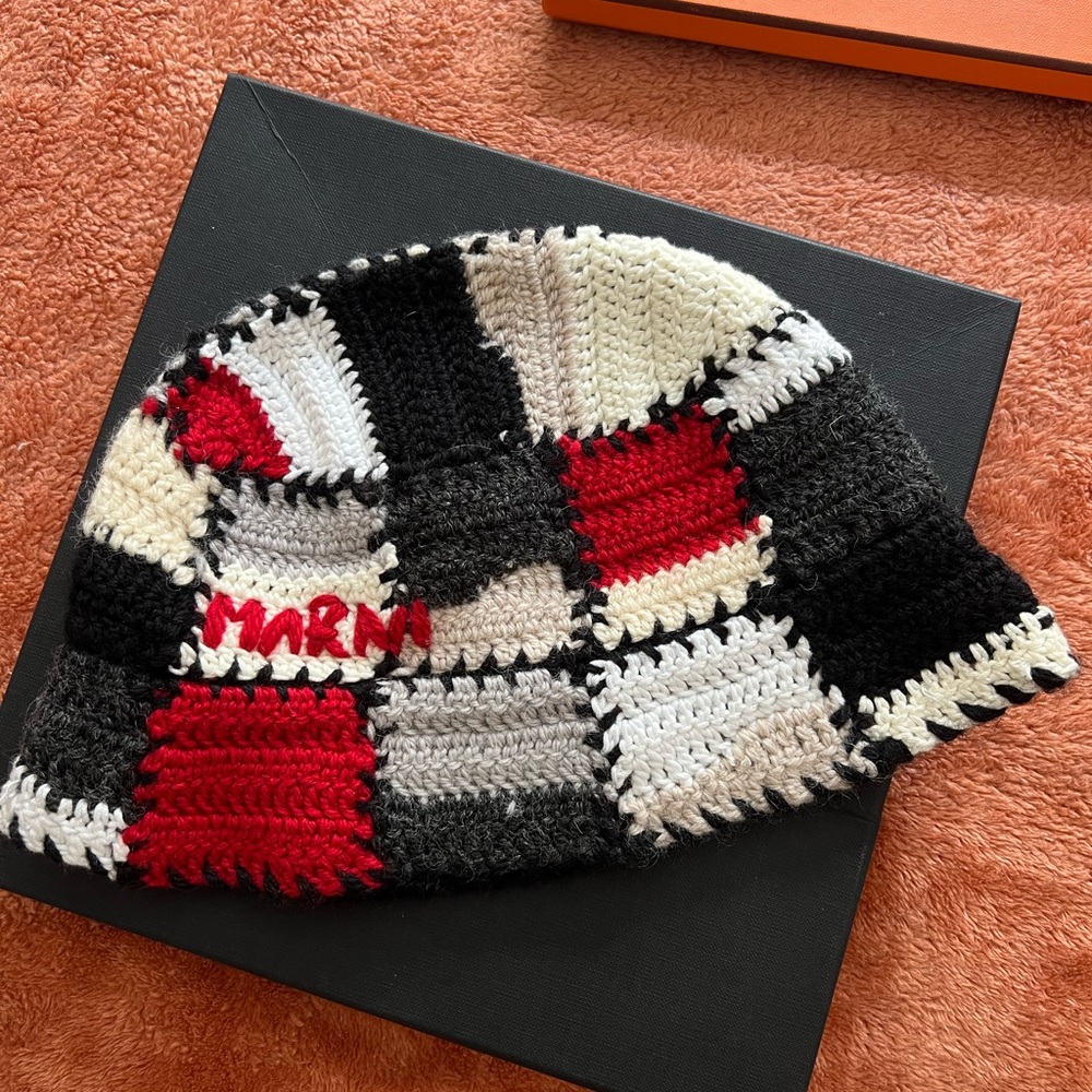 Marni Multicolor Crochet Beanie